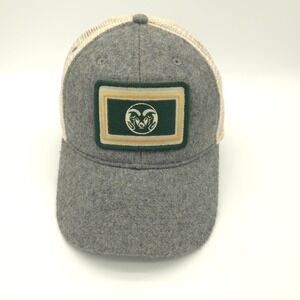 Colorado State Rams Hat Cap Mens SnapBack Gray NCAA Trucker Legacy